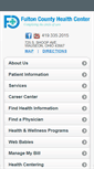 Mobile Screenshot of fultoncountyhealthcenter.org